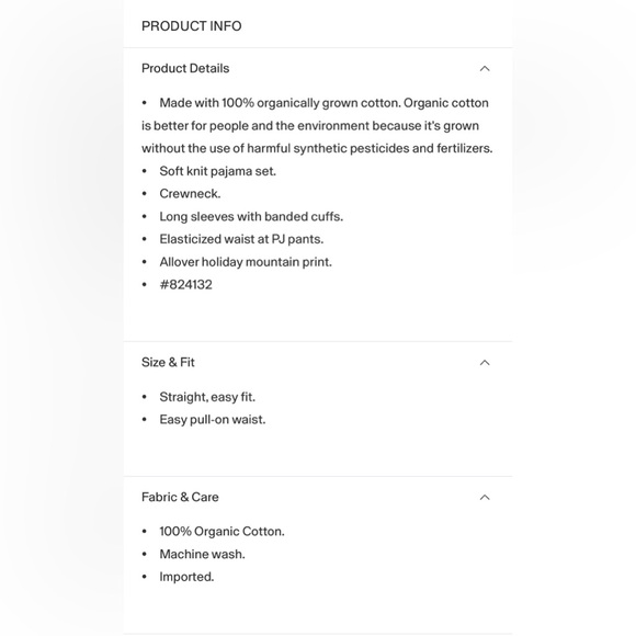 GAP Blue Ski Print Boys Pajama Set Size 8 - Picture 6 of 6